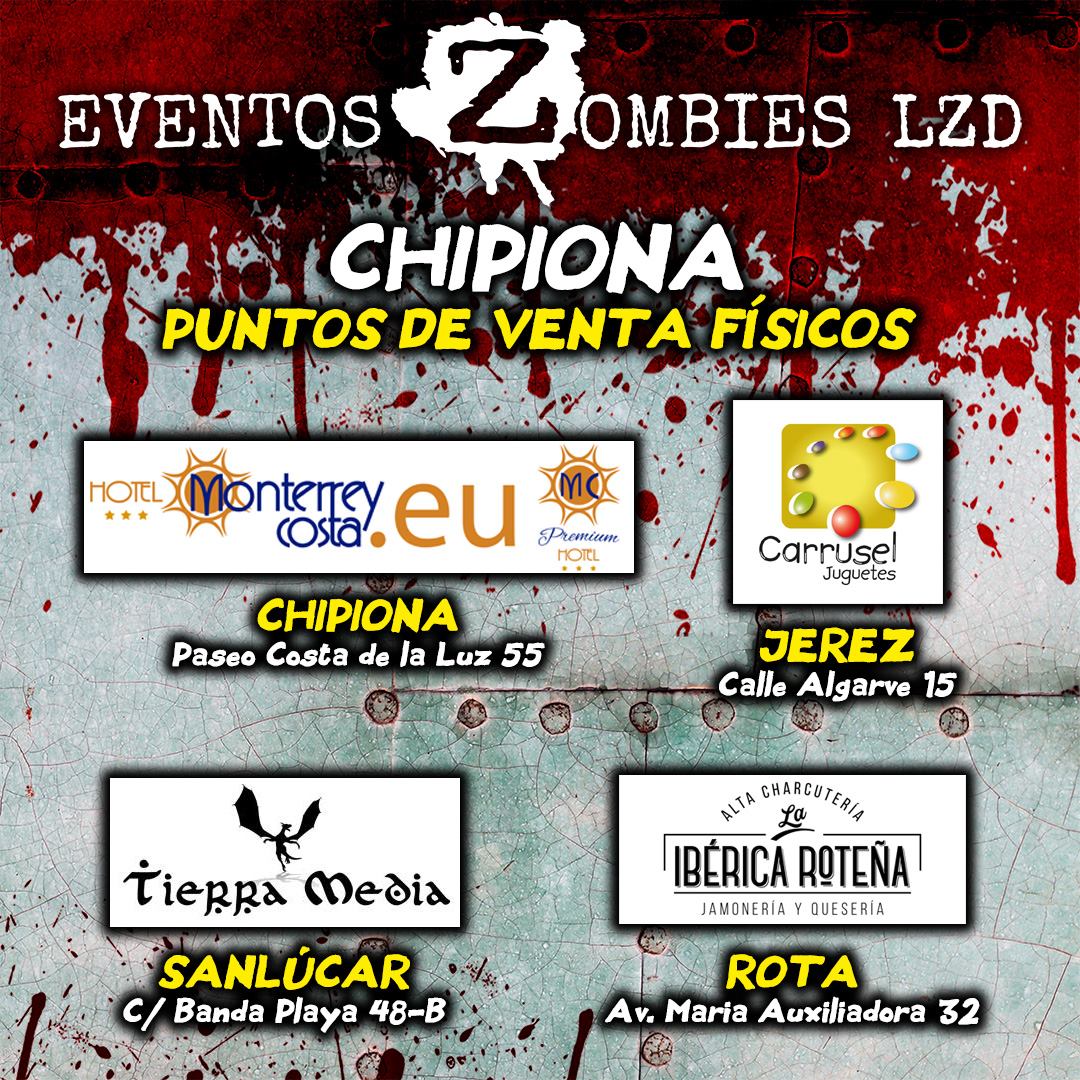 Eventos Zombies LZD trae a Chipiona una actividad de ocio alternativo con  una invasión de muertos vivientes