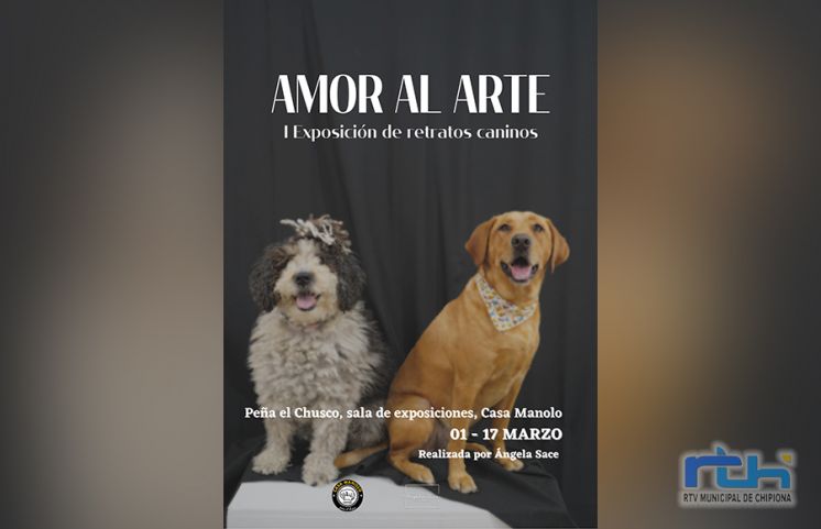 Últimos días para ver en la sala Espacio Vacío la primera muestra de retratos caninos de la chipionera Ángela Sace