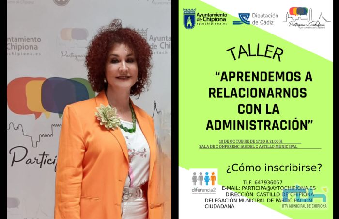 Participación Ciudadana oferta el taller ‘Aprendamos a relacionarnos con la administración’ de la Escuela de Ciudadanía de Diputación