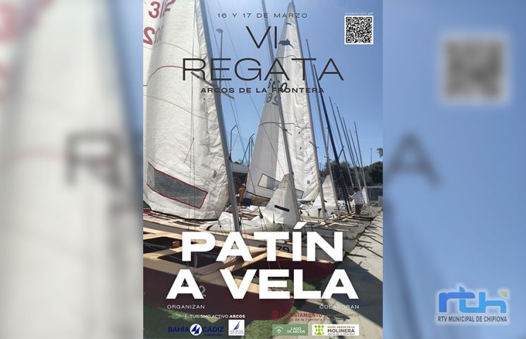 Tres deportistas del Club de Vela y Regatas Chipiona compiten este fin de semana en Arcos en la VI Regata de Patín a Vela