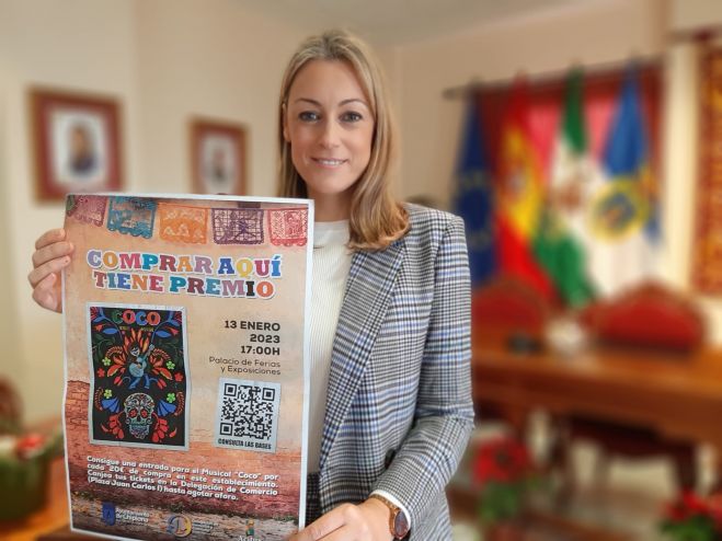 María Naval recuerda que continúa abierto el plazo para adherirse a la campaña de dinamización del comercio local para conseguir entradas para el musical de Coco