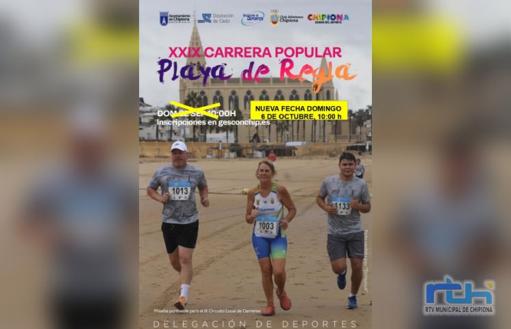 Razones organizativas posponen la Carrera Popular Playa de Regla hasta el domingo 6 de octubre