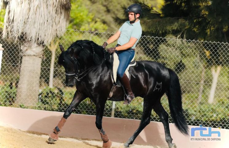 El jinete chipionero Jesús Guzmán clasificado para el Campeonato de España de Doma Vaquera de Doma Vaquera