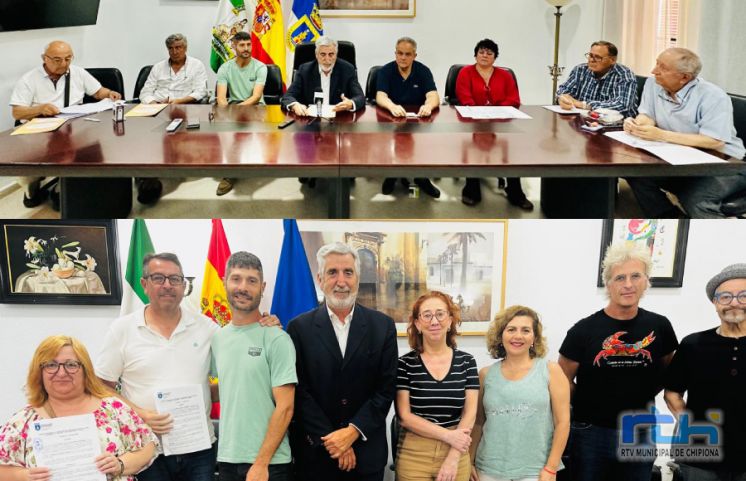 Firmados los convenios de las subvenciones municipales a entidades sin ánimo de lucro, artistas y autores literarios de Chipiona