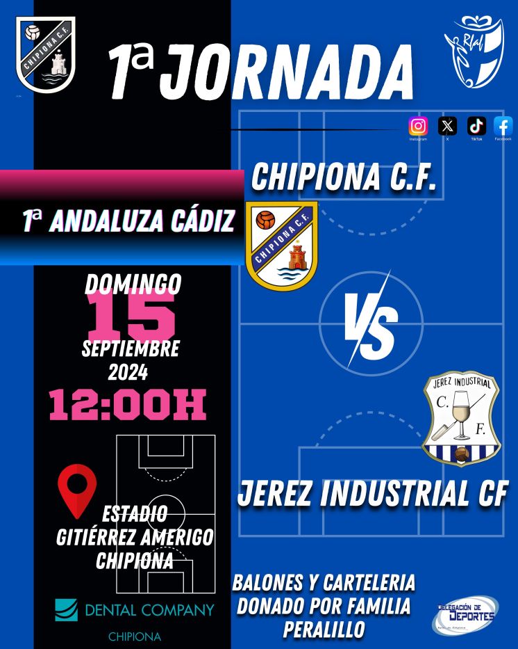 El Chipiona jugará el domingo a las 12 de la mañana en casa su primer partido de la temporada ante el Jerez Industrial