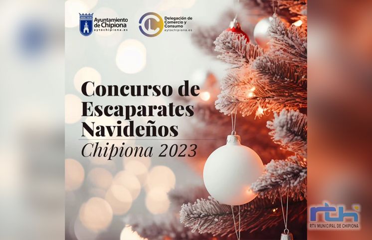 Mañana concluye el plazo para presentarse al concurso de escaparatismo navideño en Chipiona