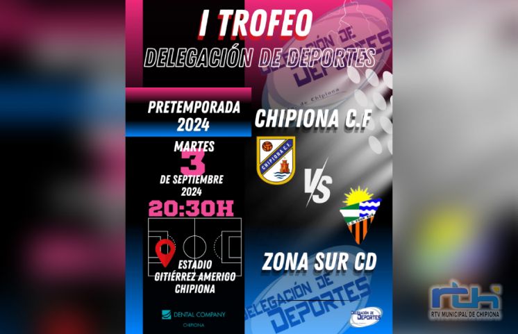 El Chipiona incluye mañana en su pretemporada la primera edición del Trofeo Delegación de Deportes