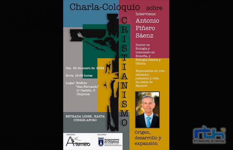 Antonio Piñero Sáenz ofrece mañana en Chipiona una charla sobre el cristianismo