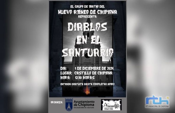 Nuevo Ateneo estrenará el 1 de diciembre la obra de teatro ‘Diablos en el Santuario’, basada en un exorcismo de 1630