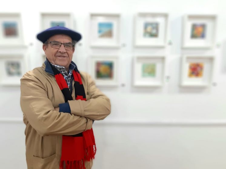 La sala de exposiciones de la Peña El Chusco-Casa Manolo cierra 2023 y abre el nuevo año con las nuevas pinturas de Diego Montalbán