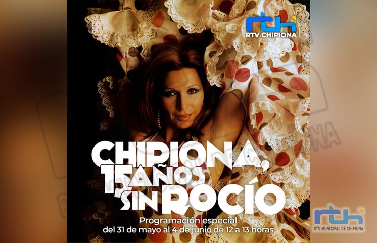 Radio Chipiona recuerda desde hoy a Rocío Jurado con una  programación de una semana al cumplirse 15 años de su fallecimiento