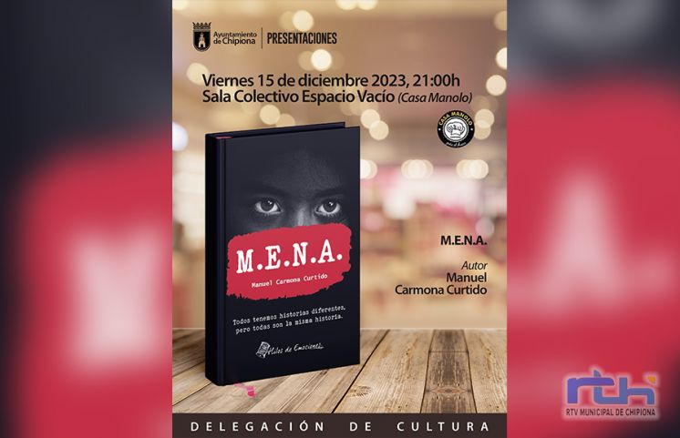 La sala del Colectivo Espacio Vacío acogerá el 15 de diciembre la presentación del libro de Manuel Carmona Curtido ‘M.E.N.A’