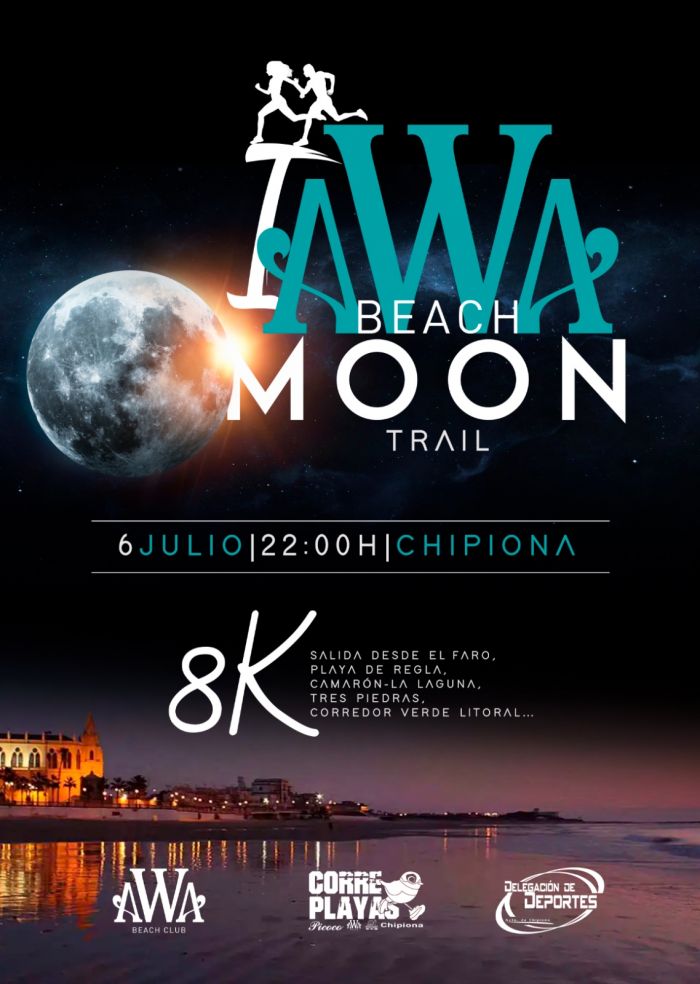 Mañana finaliza el plazo para inscribirse en la primera carrera nocturna Awa Beach Moon Trail