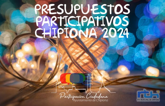 Ciudadanos y colectivos de Chipiona pueden presentar sus propuestas a los Presupuestos Participativos 2024 desde el lunes 6 de mayo