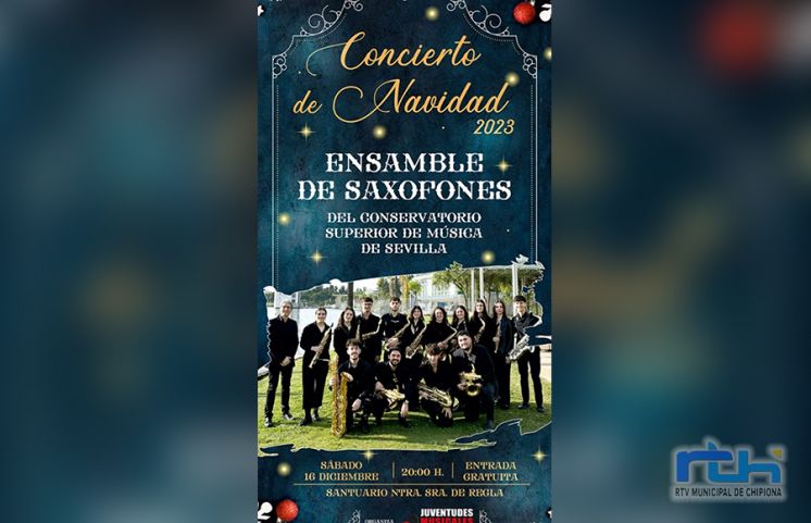 El Ensamble de Saxofones del Conservatorio Superior de Música de Sevilla trae mañana la música de Navidad al Santuario de Regla