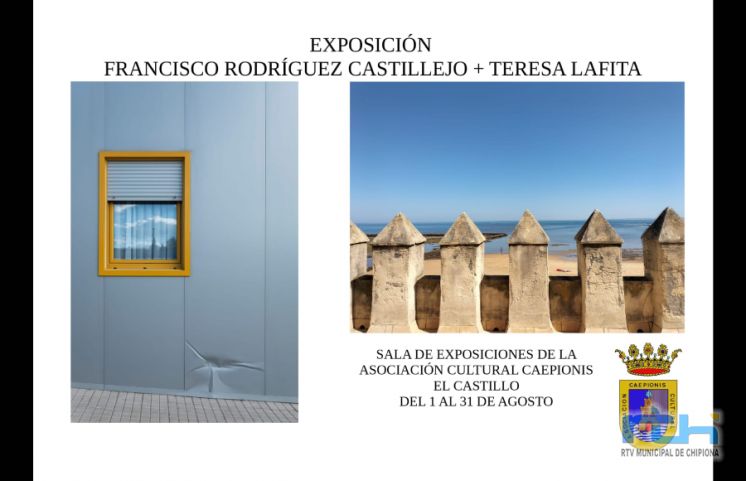 Las fotografías de Luis Rodríguez Castillejo y Teresa Lafita hasta final de agosto en la sala de la Asociación Caepionis