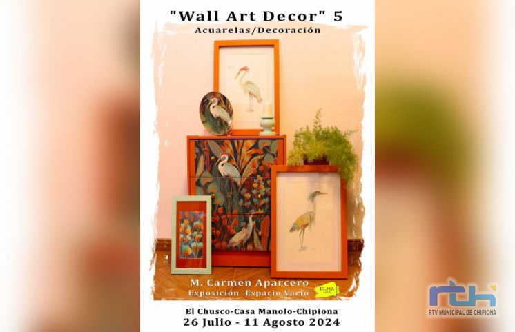 Última semana para poder visitar la exposición ‘Wall Art Decor-5’ de Mari Carmen Aparcero en la sala de Espacio Vacío