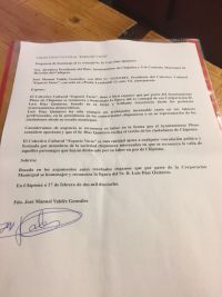 Espacio Vacío pide al Ayuntamiento un reconocimiento para el exconcejal Luis Díaz Quintero