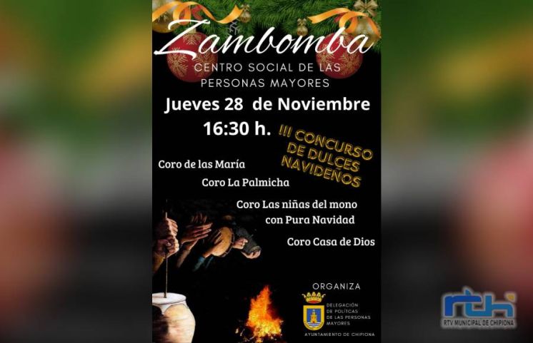 Fiesta navideña esta tarde en el Centro Social de las Personas Mayores de Chipiona