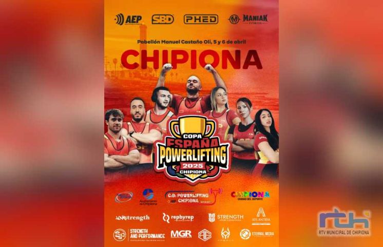 Lanzado el cartel de la Copa de España de Powerlifting que se disputará en Chipiona el 5 y el 6 de abril