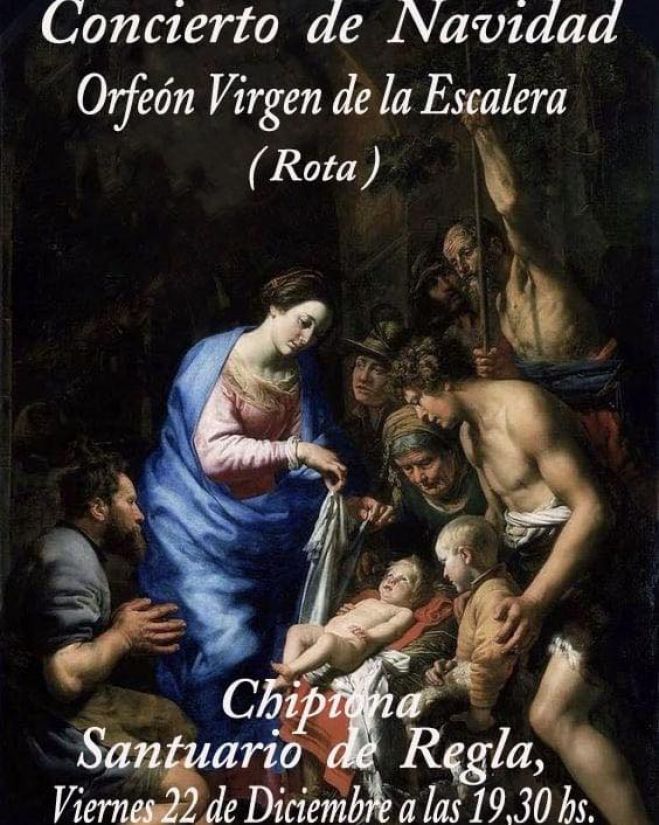 El orfeón Virgen de la Escalera de Rota ofrece esta tarde un concierto de Navidad en el Santuario de Nuestra Señora de Regla