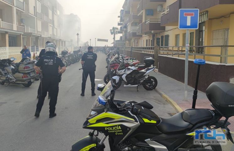 La Policía Local de Chipiona tramitó 244 expedientes por infracciones de tráfico y ruidos durante el puente del Mundial de Motociclismo