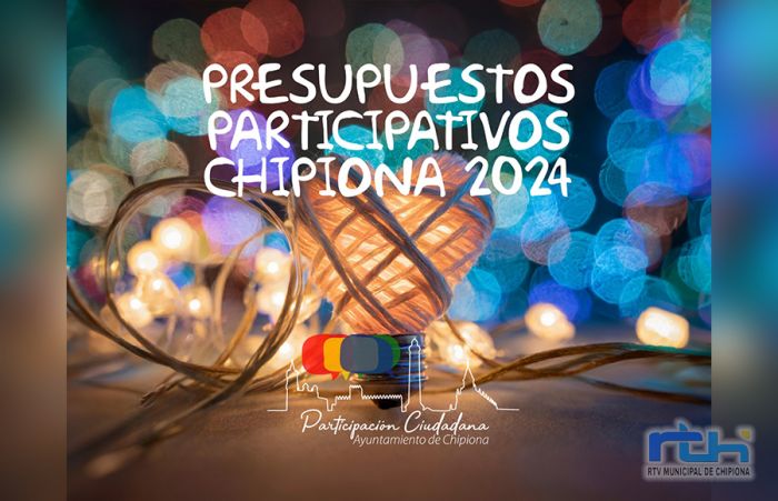 Mañana acaba el plazo para solicitar formar parte del grupo motor de los Presupuestos Participativos de Chipiona 2024