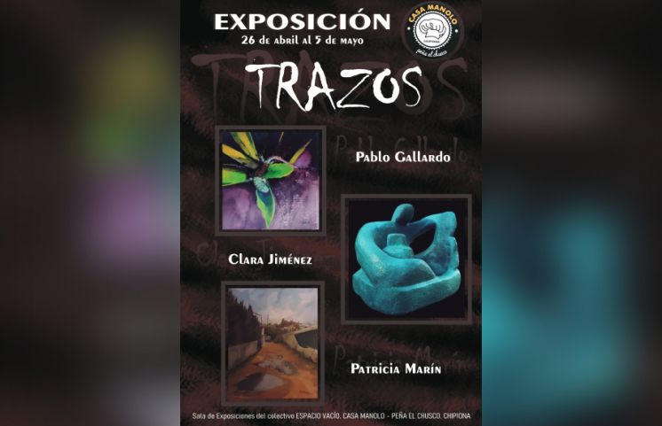 Últimos días de la exposición ‘Trazos’, de Pablo Gallardo, Patricia Marín y Clara Jiménez, en la sala Espacio Vacío
