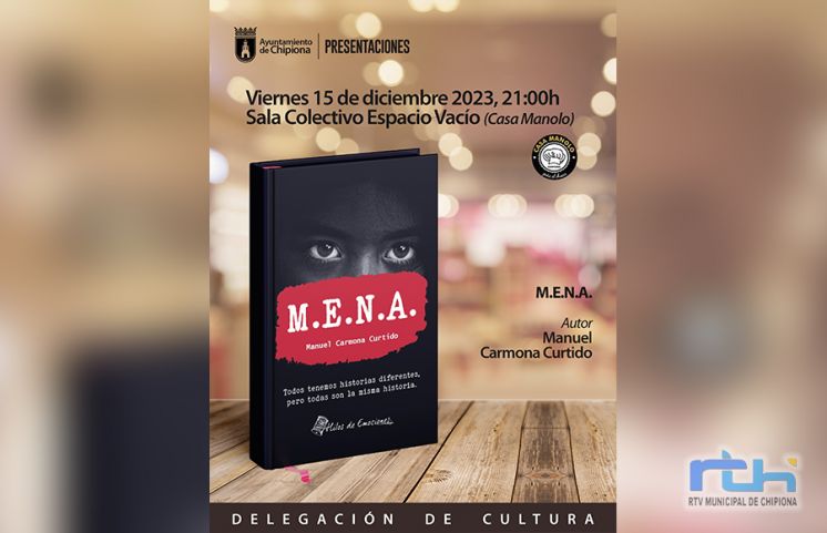 Esta noche se presenta en la sala del Colectivo Espacio Vacío el libro de Manuel Carmona Curtido ‘M.E.N.A’