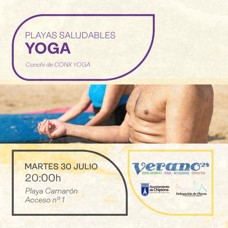 Las playas de Chipiona fomentan lo saludable hoy con una actividad gratuita de yoga