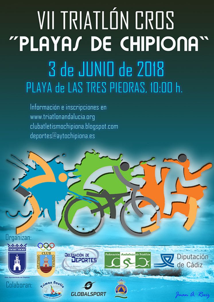 Hoy concluye el plazo de inscripciones para el Triatlón Cros Playas de Chipiona que se disputa el domingo