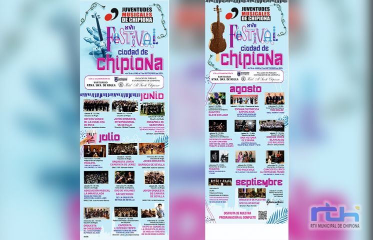 El Festival de Música Ciudad de Chipiona contará este año con 23 actividades