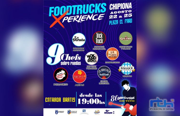 Foodtrucks con comidas del mundo y música, desde este jueves en Chipiona