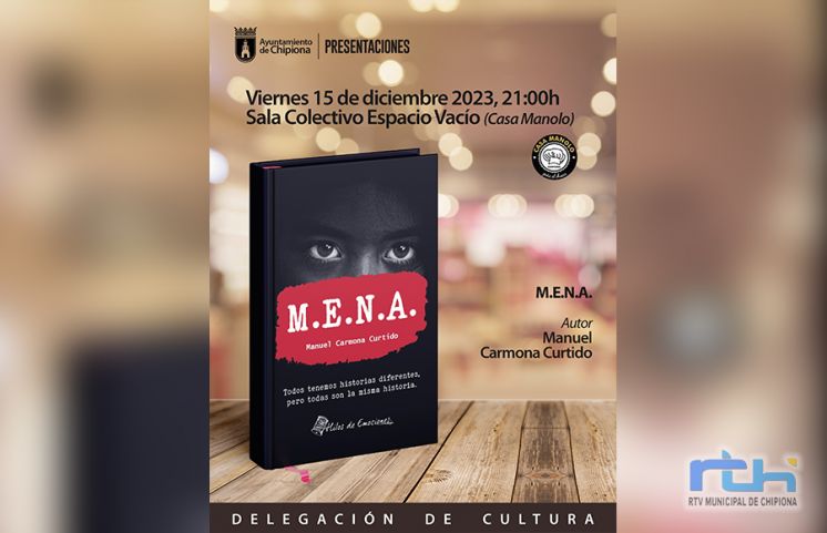 La sala del Colectivo Espacio Vacío acogerá este viernes la presentación del libro de Manuel Carmona Curtido ‘M.E.N.A’