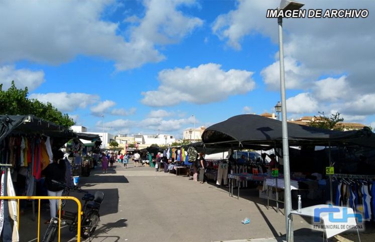 El mercadillo de los lunes de Chipiona de los días 25 de diciembre y 1 de enero se celebrará el domingo anterior