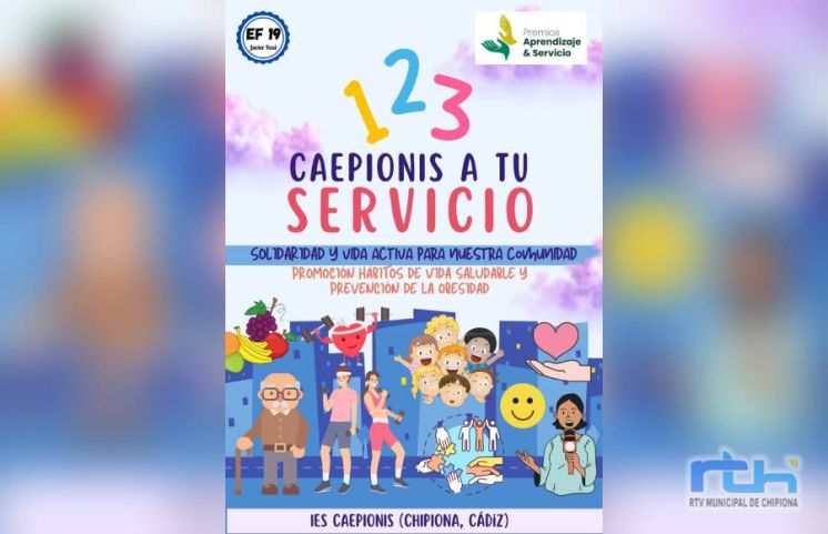 El proyecto ‘1, 2, 3: Caepionis a tu servicio’ de promoción de hábitos saludables recibe el premio nacional Aprendizaje-Servicio