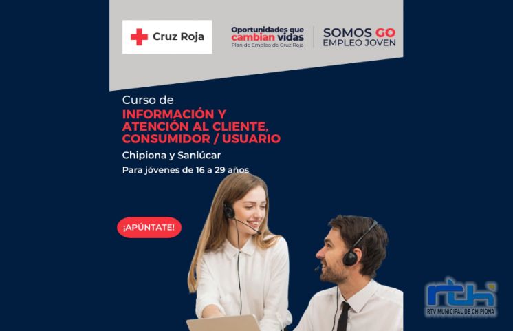 Cruz Roja de Chipiona ha comenzado hoy un curso gratuito para jóvenes sobre información y atención al cliente, consumidor o usuario