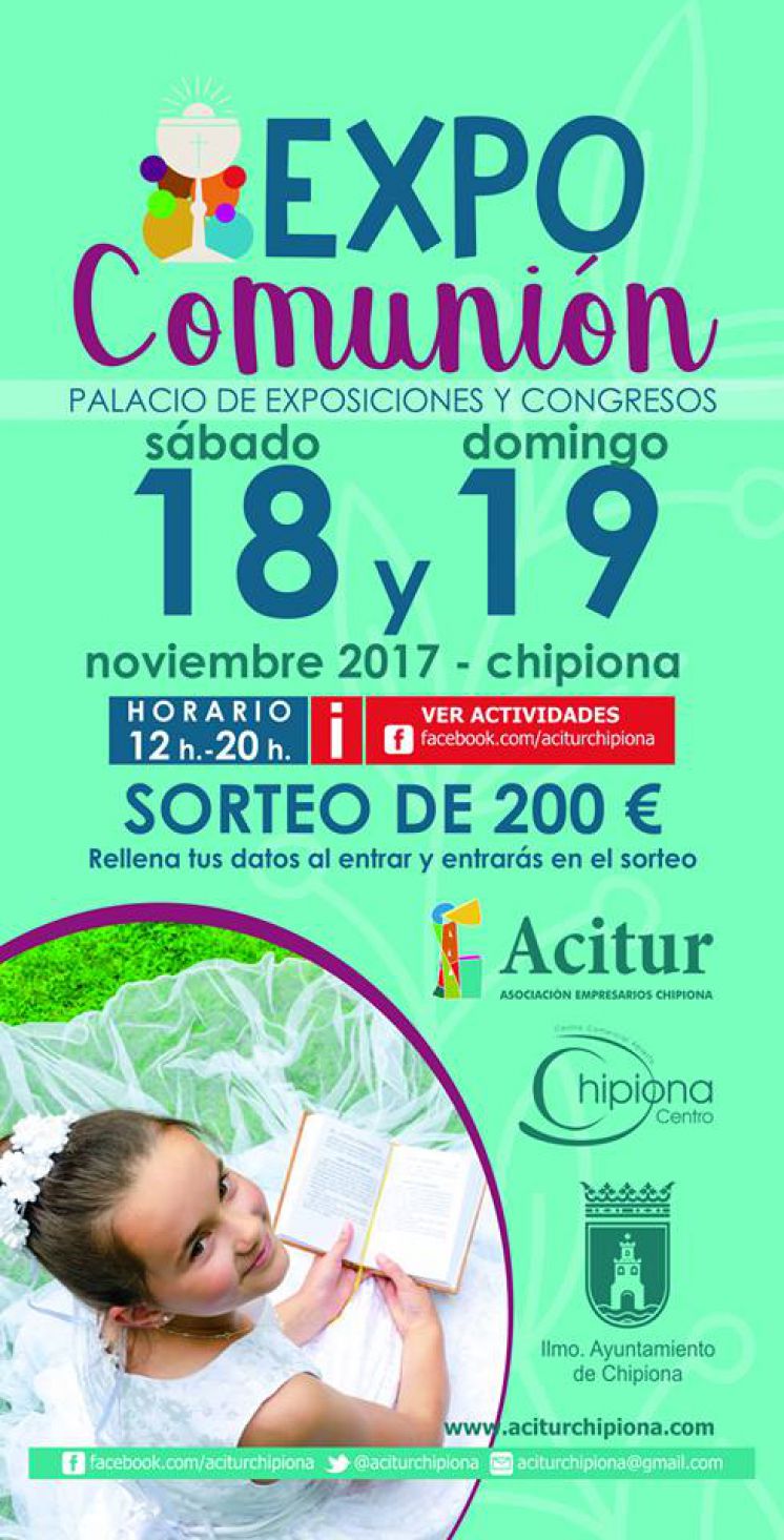 Multitud de propuestas para la celebración de las comuniones  este fin de semana en Chipiona