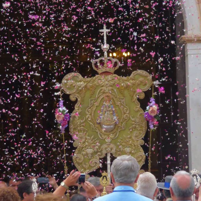 Este fin de semana tendrá lugar la peregrinación andando al Rocío de la Hermandad de Chipiona