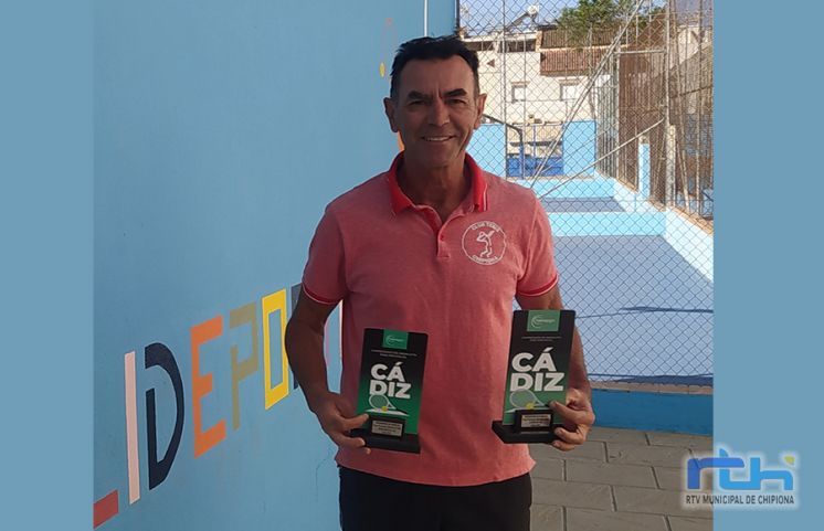 El tenista Manuel Massip campeón provincial de mayores de 60 y subcampeón de mayores de 55