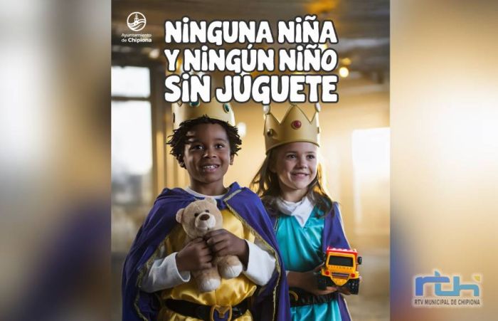 Desciende el número de solicitudes para la campaña ‘Ninguna niña ningún niño sin juguetes’ de Chipiona