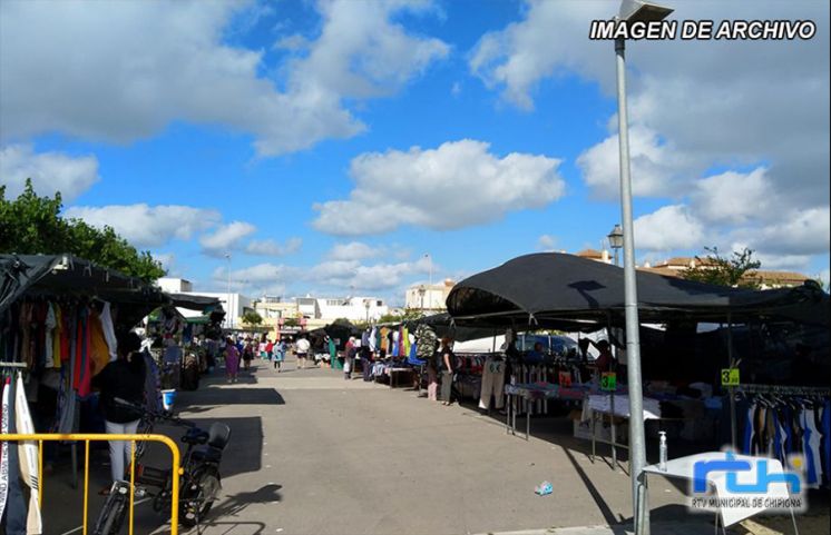 El mercadillo de Chipiona vuelve a adelantarse a este domingo al ser festivo el lunes 1 de enero