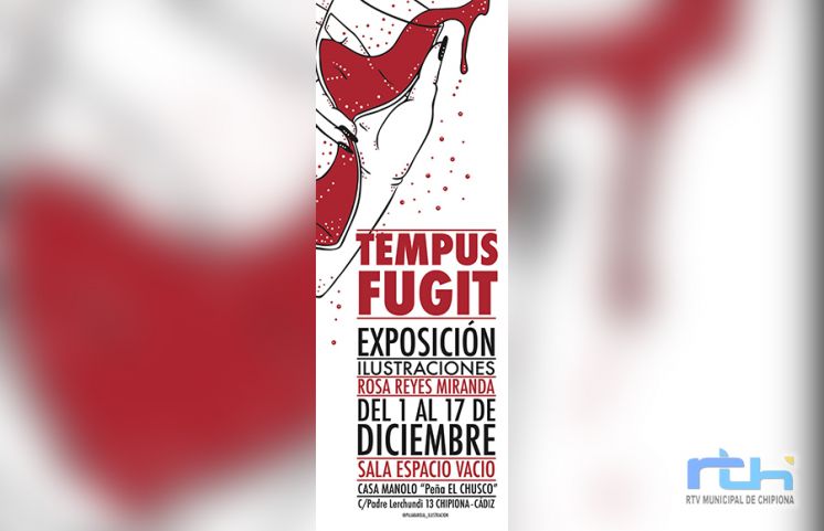 Últimos días para ver en la sala Espacio Vacío la muestra ‘Tempus fugit’ de la artista chipionera Rosa Reyes Miranda