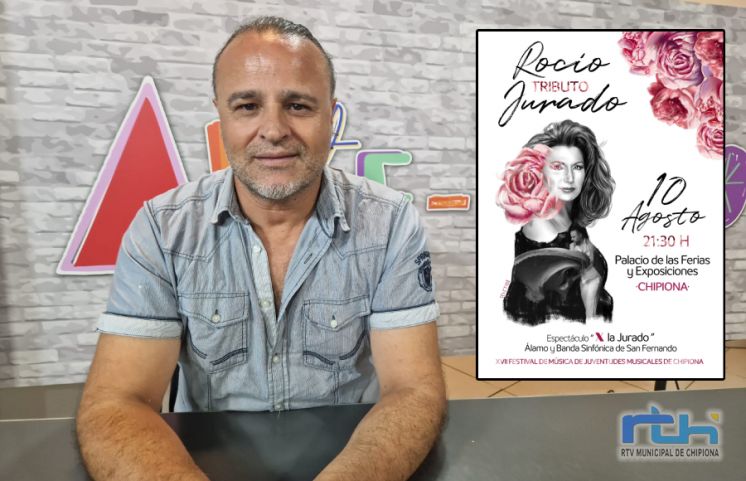 José Álamo y la Sociedad Filarmónica de San Fernando presentan el sábado en Chipiona el espectáculo tributo a Rocío Jurado ‘X la Jurado’