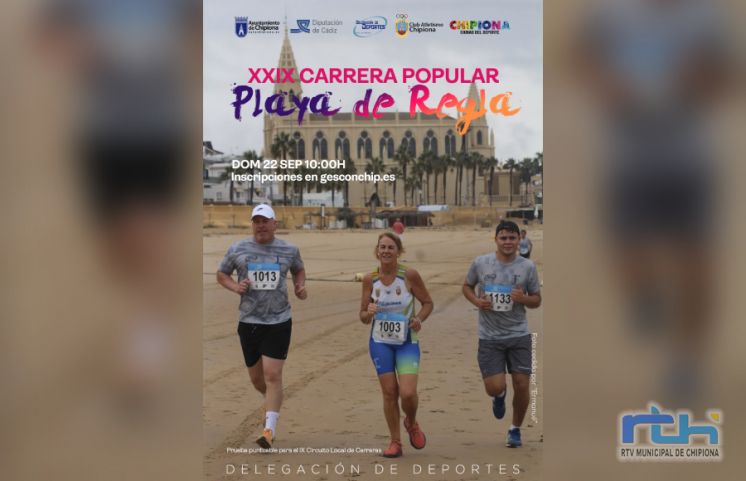 El 20 de septiembre a las 14:00 h. se cierran las inscripciones para la Carrera Popular Playa de Regla