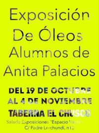 Una exposición de óleos de los alumnos y alumnas de Anita Palacios abre la programación de otoño en El Chusco