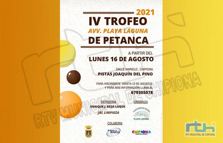 El verano deportivo incorpora el Torneo de petanca Playa Laguna y anota la baja por la pandemia de dos torneos