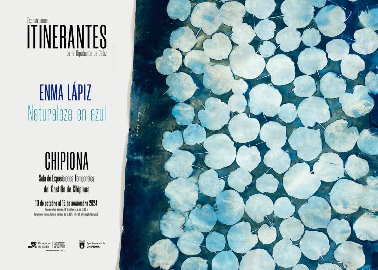 Últimos días para visitar en el Castillo de Chipiona la exposición itinerante ‘Naturaleza en azul’, de Enma Lápiz