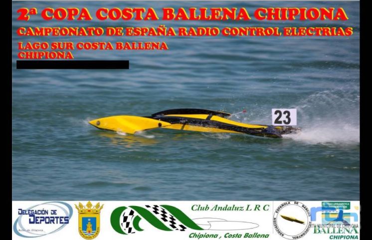 El Lago Sur de Costa Ballena Chipiona acoge este fin de semana el Campeonato de España de lanchas radio control