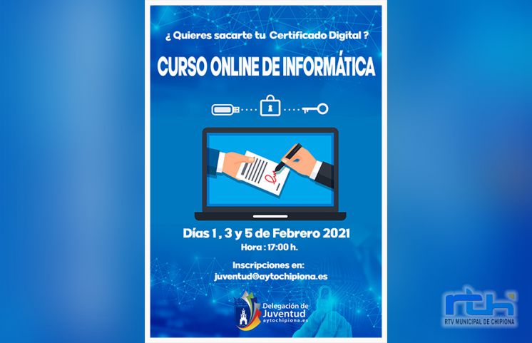 Juventud pone en marcha un curso online de informática para la obtención del certificado digital